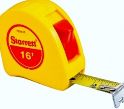 KTS34-16-N Starrett 3/4" x 16' English Pocket Tape, Graduated in 1/16"